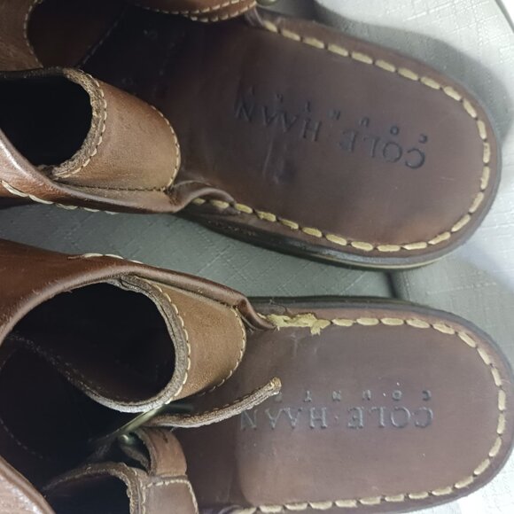 Cole Haan Leather Country Sandals - Picture 2 of 14